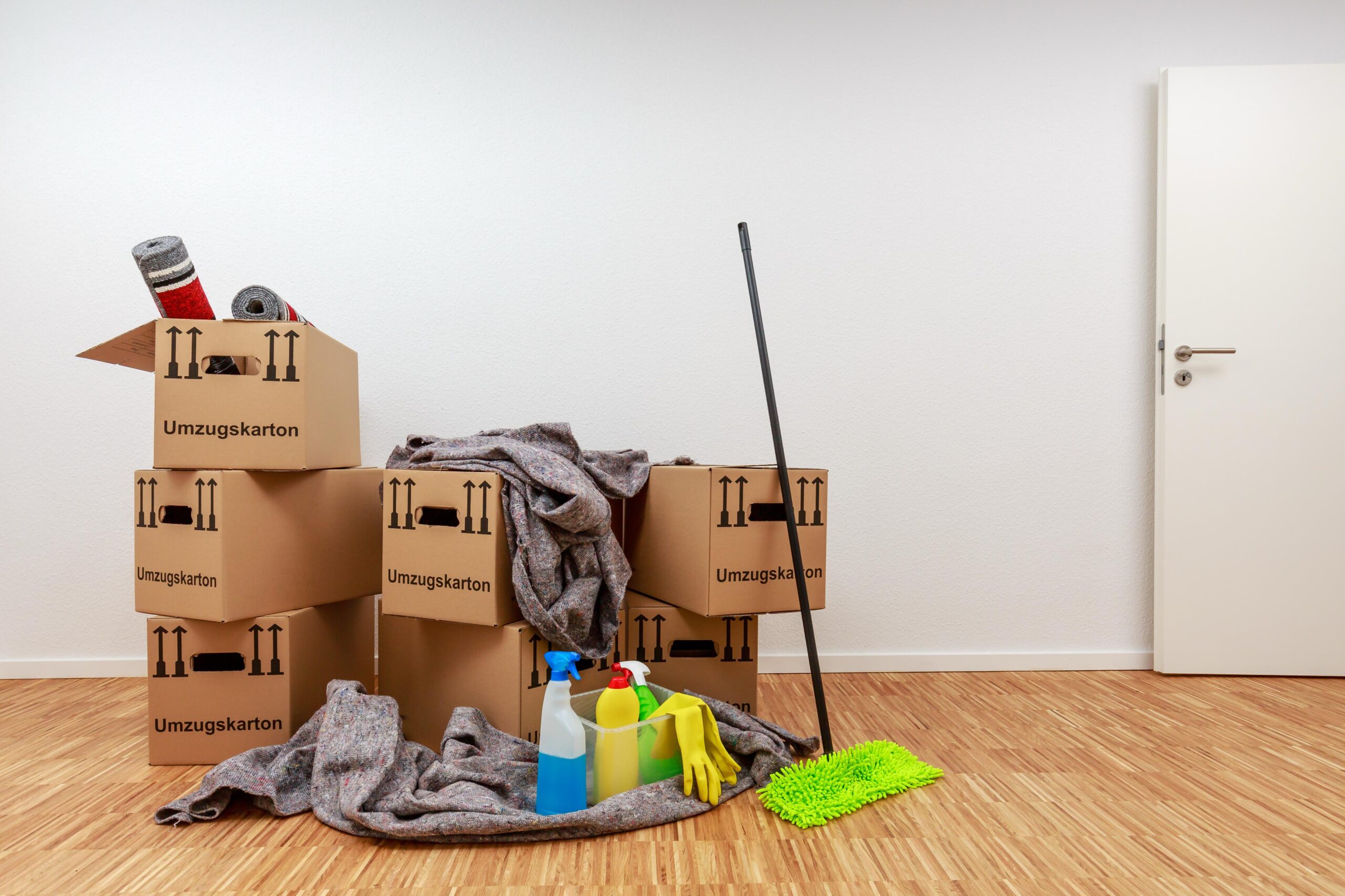 Ein einzugsbereiter, gereinigter Raum nach der finalen Abnahme durch unseren Räumungsservice in Wegberg.